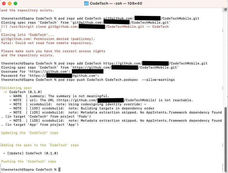 publish private library